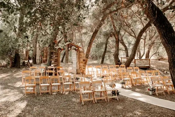 Brown Wooden Wedding Chair you can find on Gecko